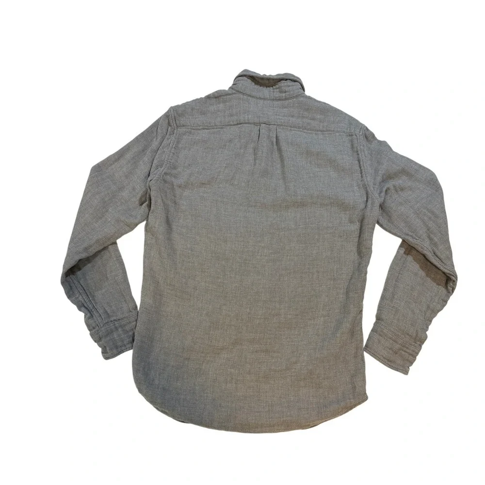 J.Crew Slim Gray Cotton Button Front Shirt Men's Small